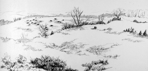 Landscape with Hills Kansas Landscape with Hills Kansas